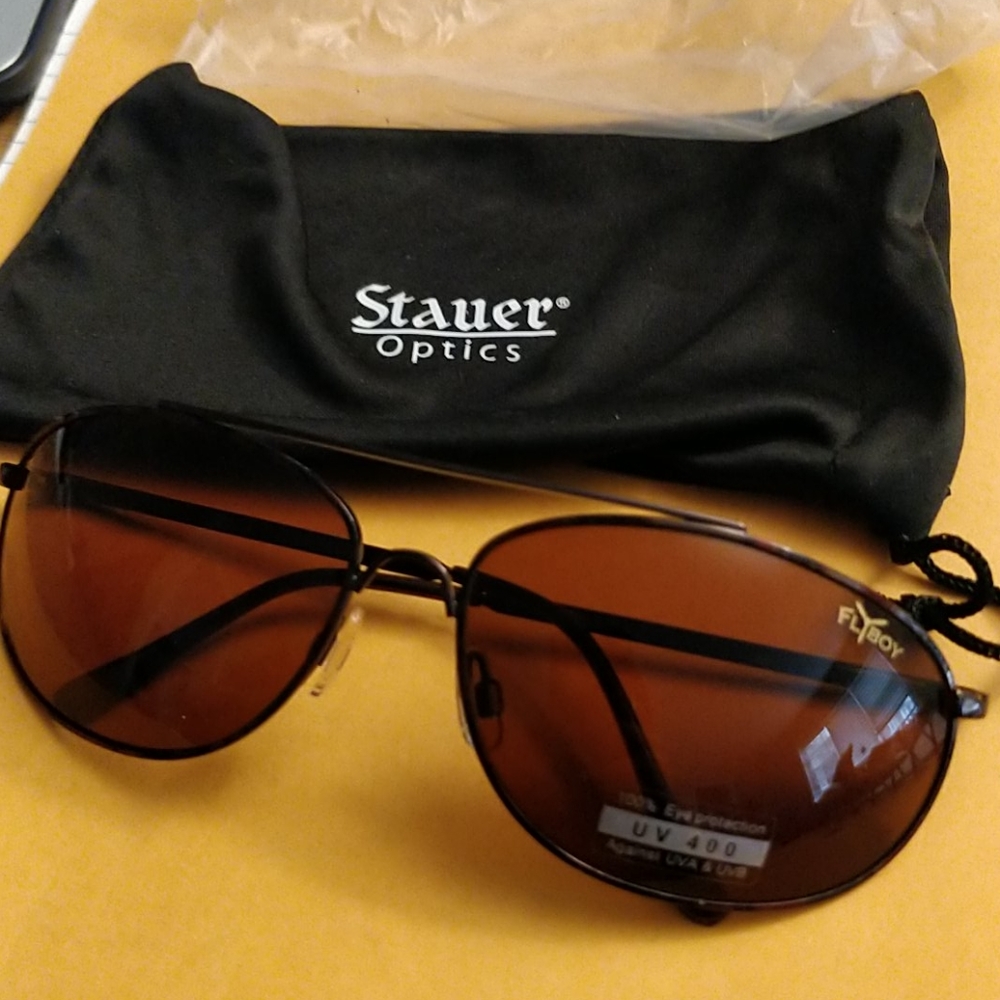 New flyboy Stauer Optics sunglasses
